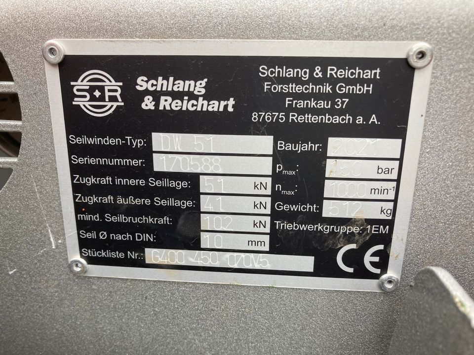 Schlang & Reichert Funkseilwinde  DW 51 in Balve