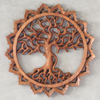 Wandbild Wanddeko Mandala Lebensbaum Symbol Holz ca. 30 cm Bochum - Bochum-Wattenscheid Vorschau
