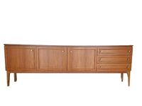 Sideboard Vintage Mid-Century Echtholz Kommode mit 3 Schubladen, Nordrhein-Westfalen - Siegen Vorschau