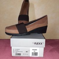 Damenschuhe Gr.  41 / 7,5 Slipper Pumps Echtleder braun Flexx Hessen - Tann Vorschau