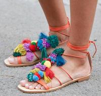 Bohemian Boho Hippie Pompoms Sandalen 30 Essen - Altenessen Vorschau