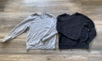 2 H&M Basic Sweatshirts grau und schwarz 158/164 Nordrhein-Westfalen - Leopoldshöhe Vorschau