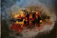 Acrylbild "Inferno" Hessen - Neuberg Vorschau