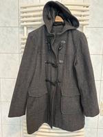 Warmer Duffle Coat Wollmantel Wollmix Kapuze  44 46 Hessen - Darmstadt Vorschau