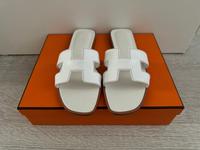 Hermès Oran Sandalen - Weiß Gr. 37 Wandsbek - Hamburg Farmsen-Berne Vorschau