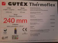 Original GUTEX Thermoflex 240mm NEU Dämmung Holzfaser, 1 Matte Bayern - Baldham Vorschau
