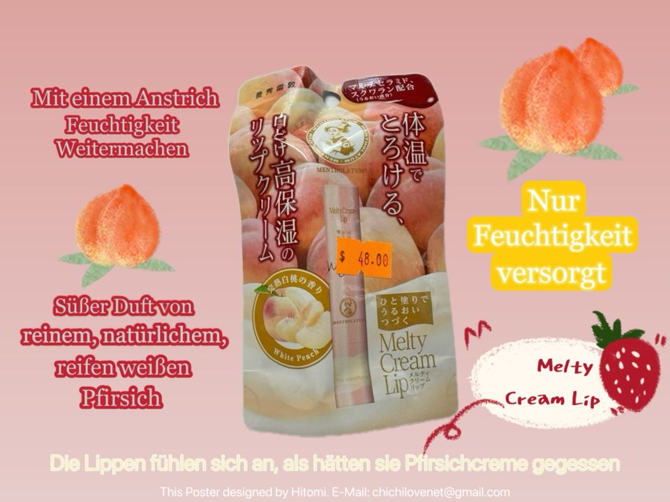 Best Melty Cream Lip Balm aus Japan in Frankfurt am Main