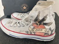 Converse all Star weiß  high Chucks Sailor Jerry 40 selten 7 Hessen - Rüdesheim am Rhein Vorschau