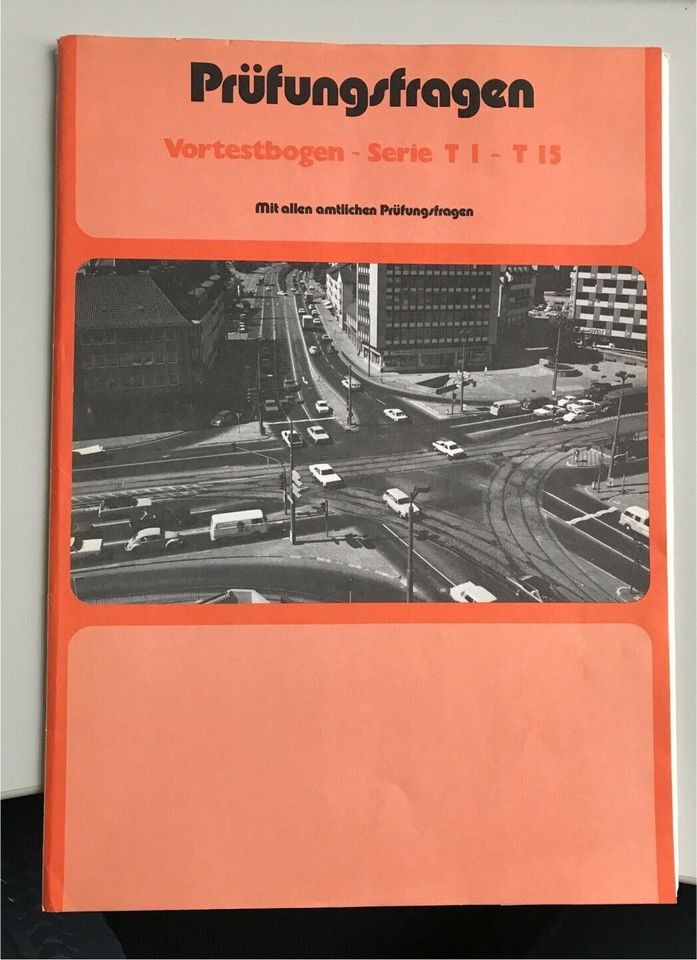 Führerschein Prüfungsfragen Vortestbogen Serie T1 -T15 in Wuppertal