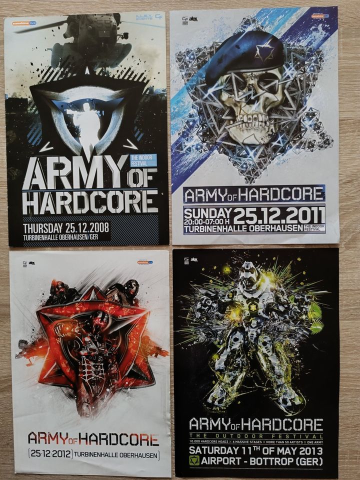 Hardcore Flyer, Poster & Magazine, Thunderdome, Moh, Die Hard in Dortmund