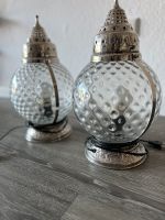 2x Metall Glas Steh-Lampe Tischlampe Orient Style silber Nordrhein-Westfalen - Kaarst Vorschau
