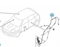 Mini Clubman F54 hinten Türkabelbaum Tür Kabel hinten 61129389291 Bayern - Leuchtenberg Vorschau