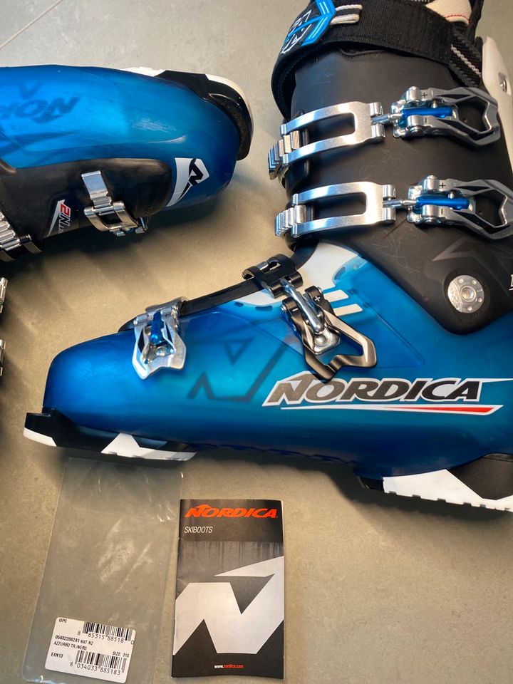 NORDICA Skischuhe, Gr. 13, NXT, sehr guter Zustand, blau/schwarz/ in Altomünster