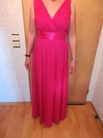 Pinkes festliches Kleid Größe 36 38 Hessen - Heusenstamm Vorschau