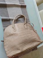 Handtasche hell grau, beige Münster (Westfalen) - Gremmendorf Vorschau