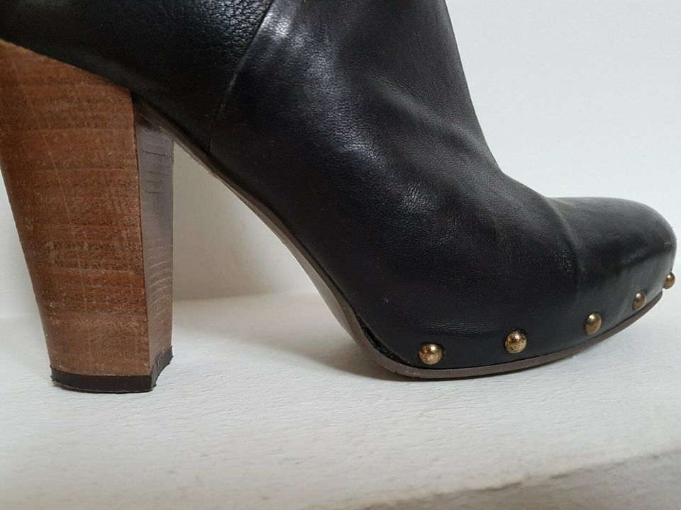 Billi bi Copenhagen Leder Stiefeletten Echtleder schwarz Gr.39 in Haste