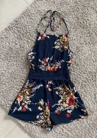 Jumpsuit Einteiler bunt Blumen blau marineblau S M Nordrhein-Westfalen - Verl Vorschau