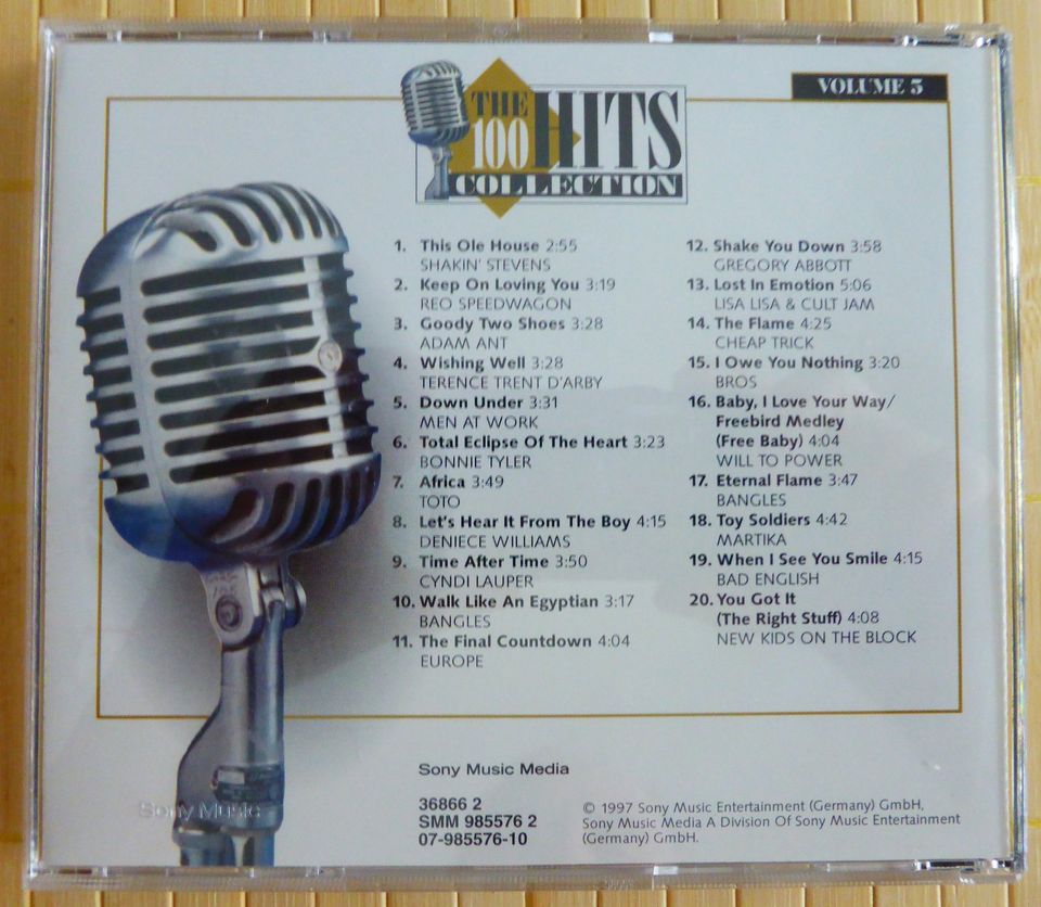 100 Hits Collection (100 Hits of Romance +100 No.1 Hits) - 10 CDs in Passau