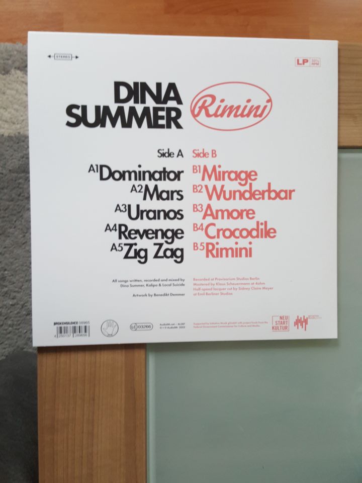 LP Dina Summer "Rimini" * Electro/ Wave/ Italo Disco NEUWERTIG in Merzig