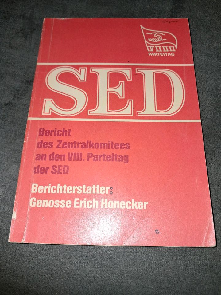 SED Bericht des Zentralkomitees an den VIII. Parteitag der SED in Koblenz