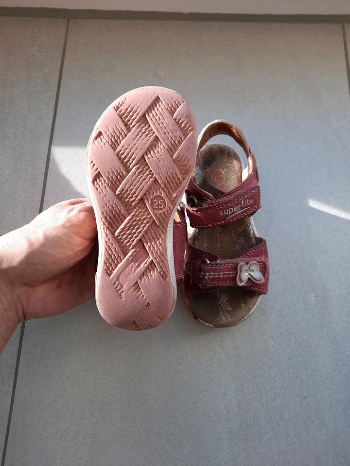 Sandalen in Größe 25 (Superfit) in pink in Tettnang