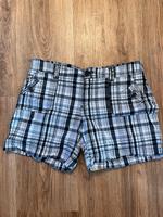 Damen Short kurze Hose kariert schwarz weiß grau Bayern - Andechs Vorschau