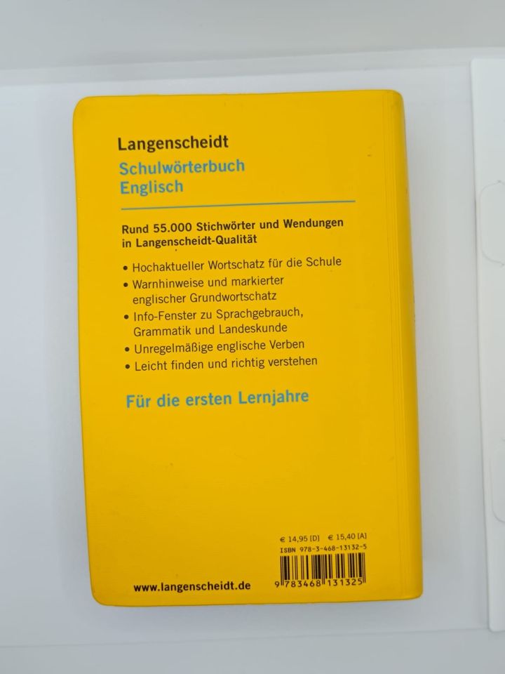 Schulwörterbuch Englisch-Deutsch Deutsch-Englisch Langenscheidt in Berlin