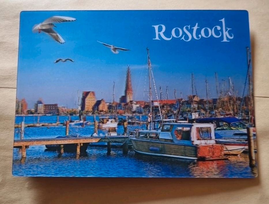 3d Postkarte Rostock in Wismar (Meckl)