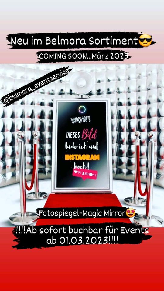 Fotobox/Magic Mirror/Photo Booth/Fotospiegel mieten in Braunschweig