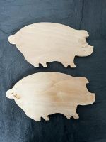 2 Schneidebretter aus Holz Schwein Form Rheinland-Pfalz - Bad Kreuznach Vorschau