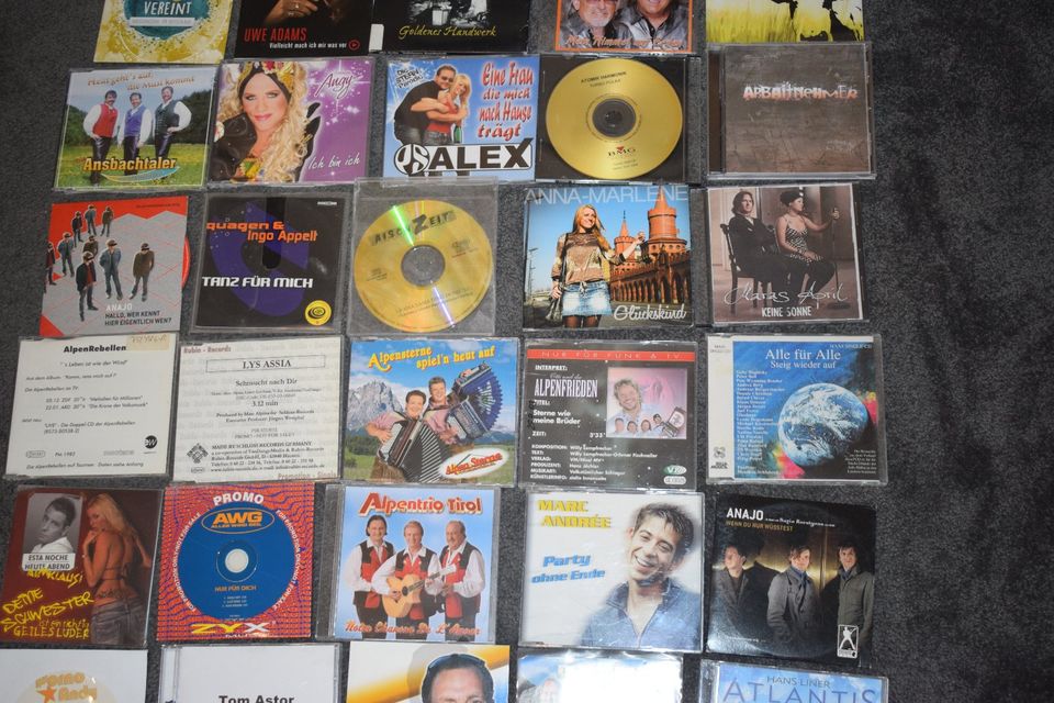 Maxi-CDs DEUTSCH, Buchstabe A, Schlager, Rock, Pop, Volksmusik in Thumby