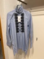 Kaftan Bluse 36 S blau mit Stickerei Bogner Bayern - Neuching Vorschau