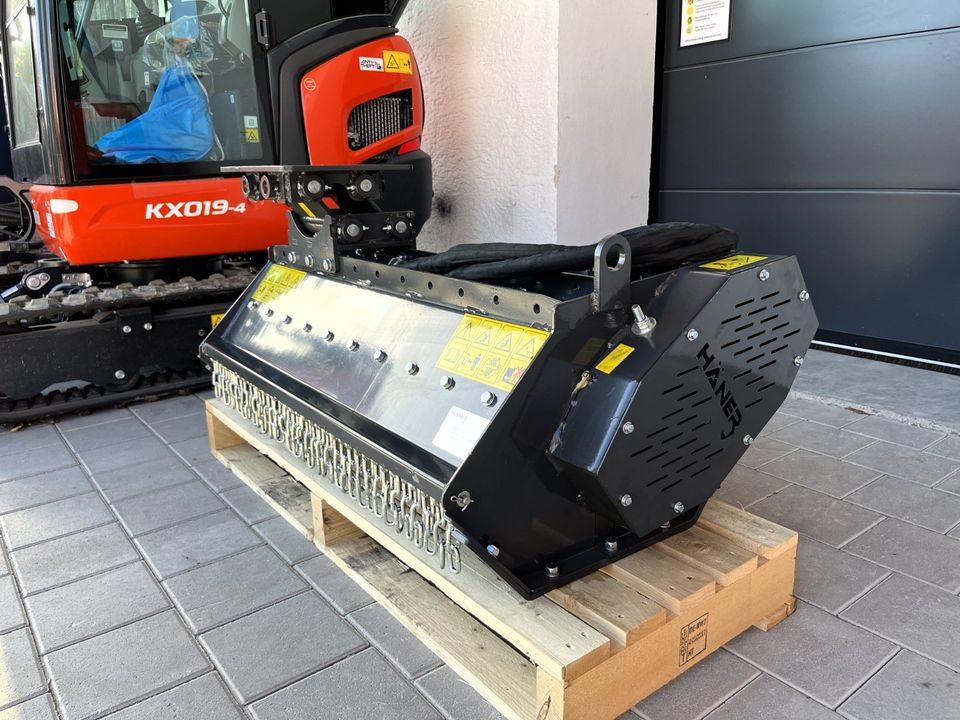 ✅ Mulchgerät HSM1000 Minibagger Mulcher Schlegelmulch HÄNER 2-4t in Brunnen