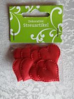 8 Textil-Herzen, rot (originalverpackt) Nordrhein-Westfalen - Dinslaken Vorschau