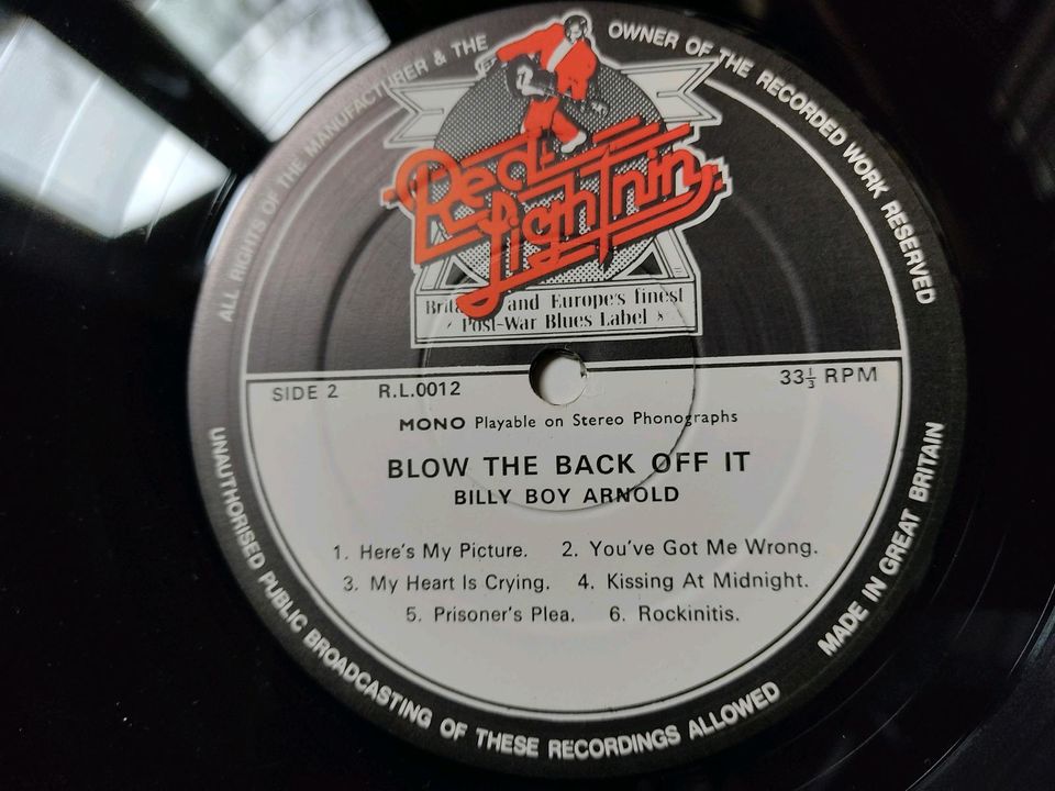 Billy Boy Arnold Blow the back off it LP in Ludwigslust