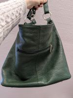 Hochwertige Handtasche, Italien, dunkelgrün, Leder Niedersachsen - Edewecht Vorschau