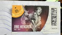 Jimi Hendrix Briefmarke abgestempelt Nordrhein-Westfalen - Mülheim (Ruhr) Vorschau