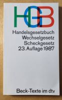 Handelsgesetzbuch HGB - Wechselgesetz, Scheckgesetz Baden-Württemberg - Sindelfingen Vorschau