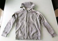 Adidas Jacke, Sweatjacke mit Kapuze Gr.152 grau, Gratisversand Bochum - Bochum-Südwest Vorschau