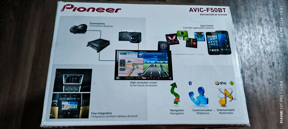 Pioneer Avic F50 BT Doppel DIN DVD Navi in Ihlow