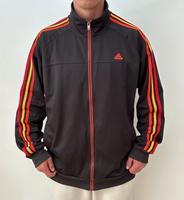 Vintage Adidas Trainingsjacke Größe XL schwarz 3 Streifen rot Bayern - Augsburg Vorschau
