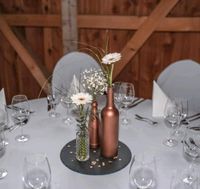 Tischdeko Schieferplatte Vasen Kerzenhalter Hochzeit Deko Baden-Württemberg - Keltern Vorschau