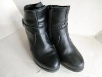 TEX Motorradstiefelletten für Damen Gr. 37 Leder schwarz Bayern - Gauting Vorschau