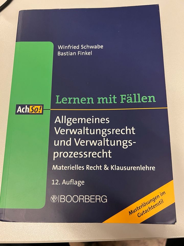 Allgemeines Verwaltungsrecht und Verwaltungsprozessrecht in Mannheim