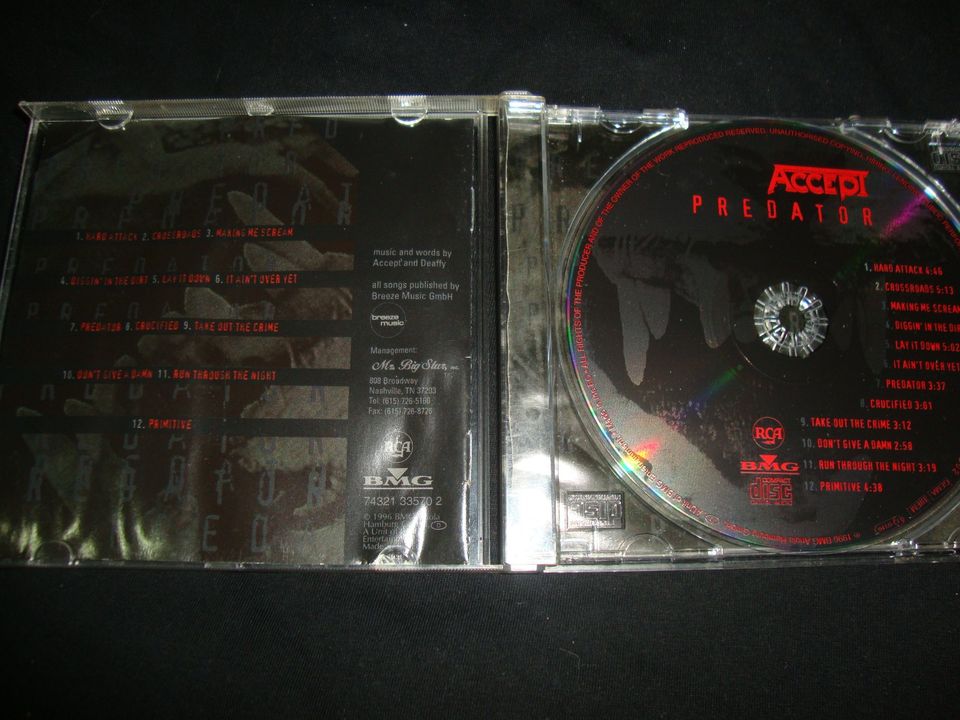 Accept - Predator ( UDO Dierkschneider )  - Metal - CD - 1996 in Hamburg