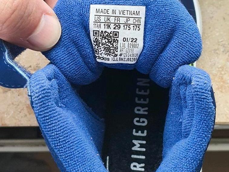 Adidas Fortarun Atr El K GZ0166 Kinderschuhe Blau/Gelb Gr. EU 29 in Lampertheim
