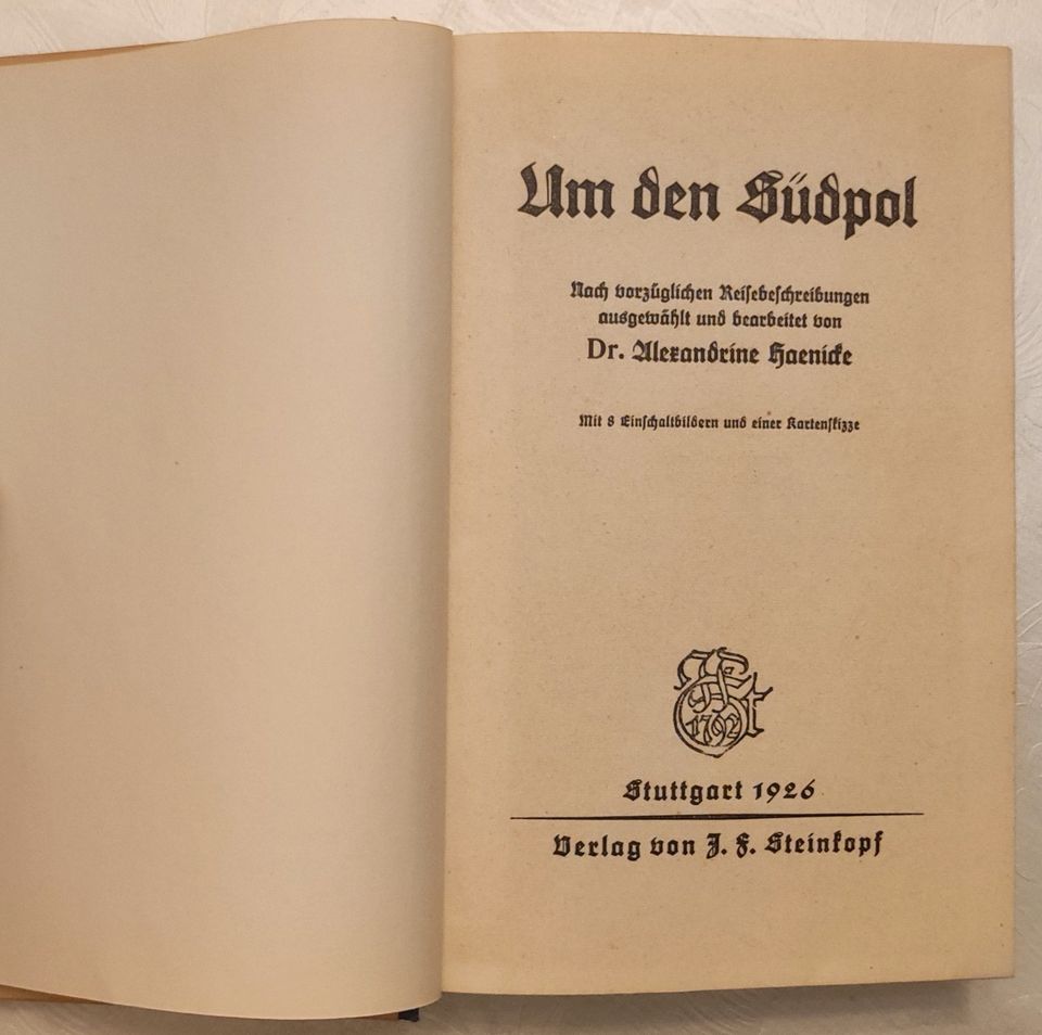 Um den Südpol von 1926 in Burg