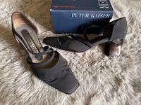 Peter Kaiser vintage y2k Pumps schwarz Platin Absatz Größe 35 Nordrhein-Westfalen - Brilon Vorschau