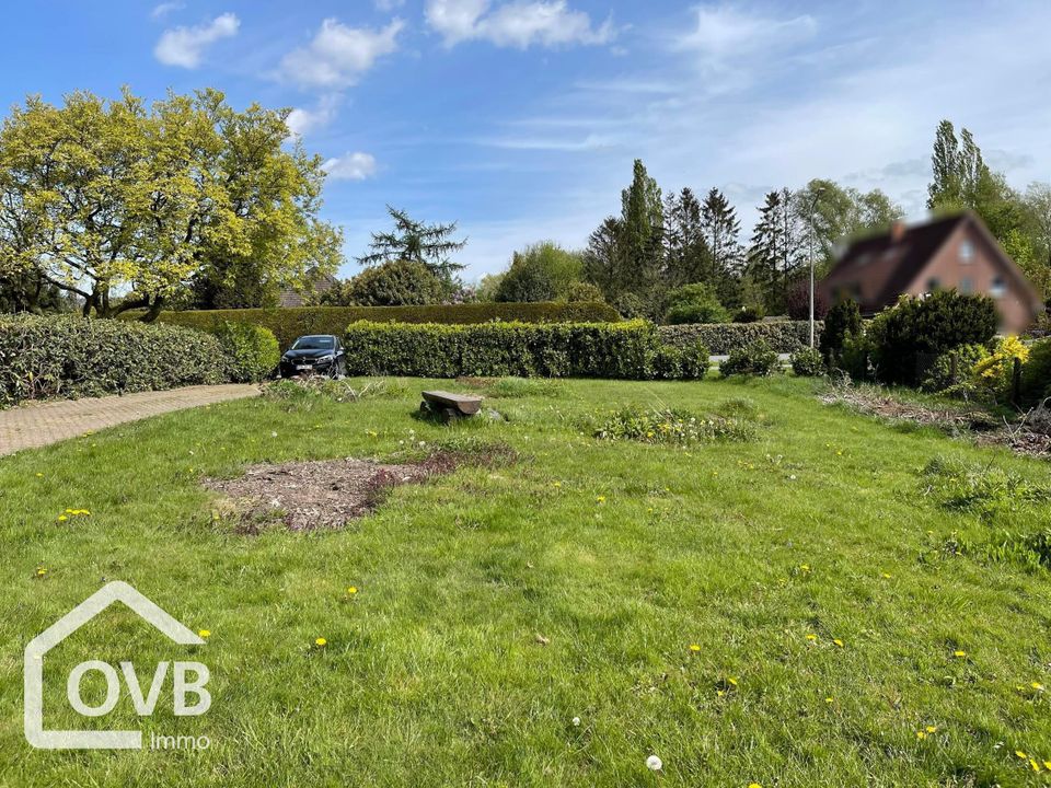 Baugrundstück mit Baugenehmigung für einen Bungalow in Drochtersen