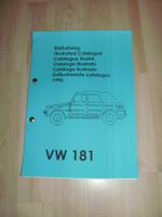 VW Kübel Kastenwagen Kübelwagen 181 Ersatzteilkatalog Katalog RAR Innenstadt - Köln Deutz Vorschau